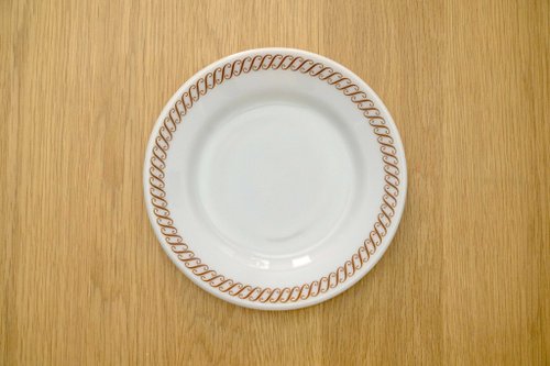 小小舊貨市集 美國製PYREX 22.5公分康寧玻璃餐盤 一組2件 中古品 臺灣免運