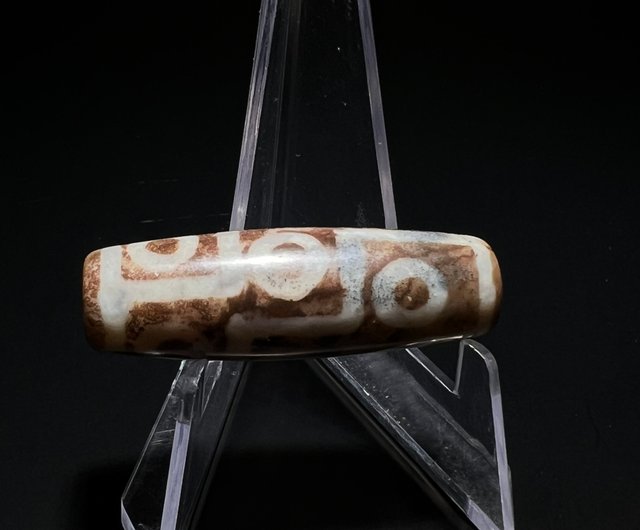 西藏九眼老天珠天珠dzi bead 西藏藏傳佛教法器#山奇藝術山奇藝術