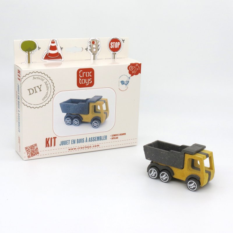 Croctoys BEN The Dump Truck DIY Assembly Kit - Kids' Toys - Wood 