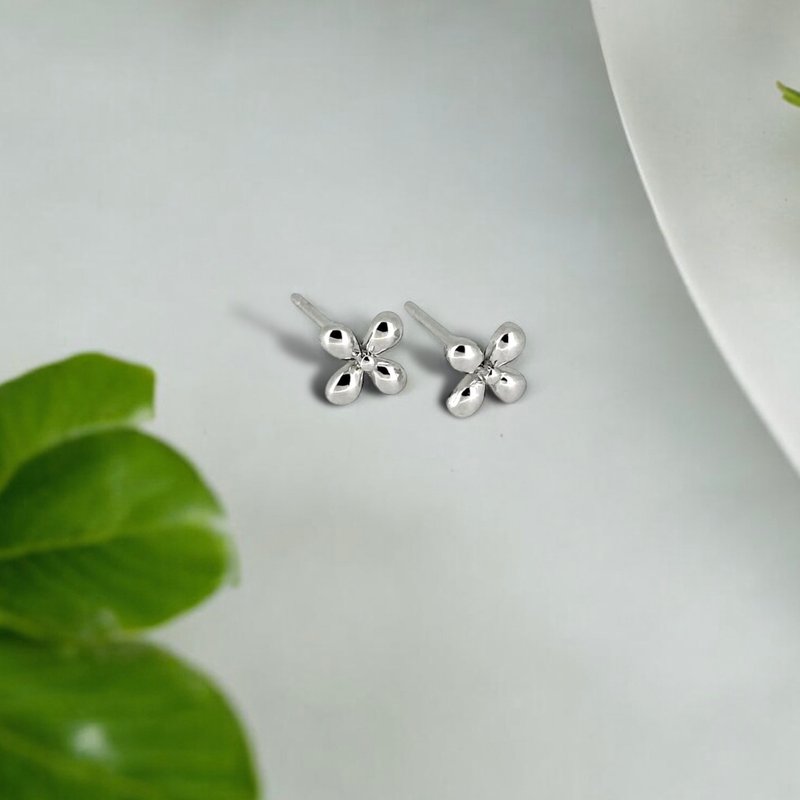 925 sterling silver | Little Flower_Earrings - ต่างหู - เครื่องประดับ 