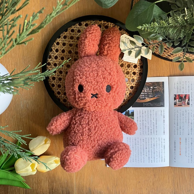 BON TON TOYS 米菲兔環保填充玩偶-紅樺23/33cm - 公仔/玩偶 - 環保材質 紅色