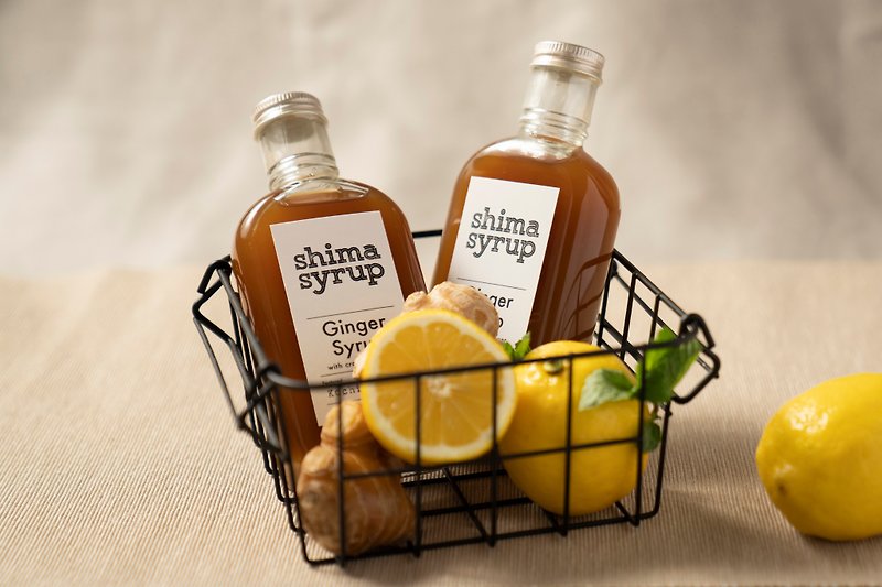 【shima syrup】Ginger Syrup with crashed ginger x 2 set - Fruit & Vegetable Juice - Other Materials 