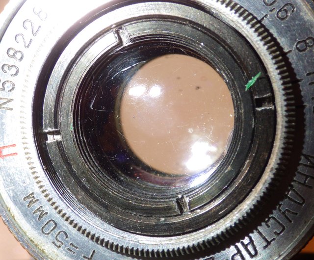 INDUSTAR-22 50mm f3.5 3.5/50mm RED P レンズ M39 LTM ライカ ゾルキ