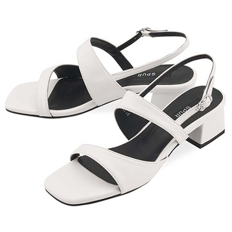 Pre-Order SPUR Oblique line sandal PS9063 WHITE