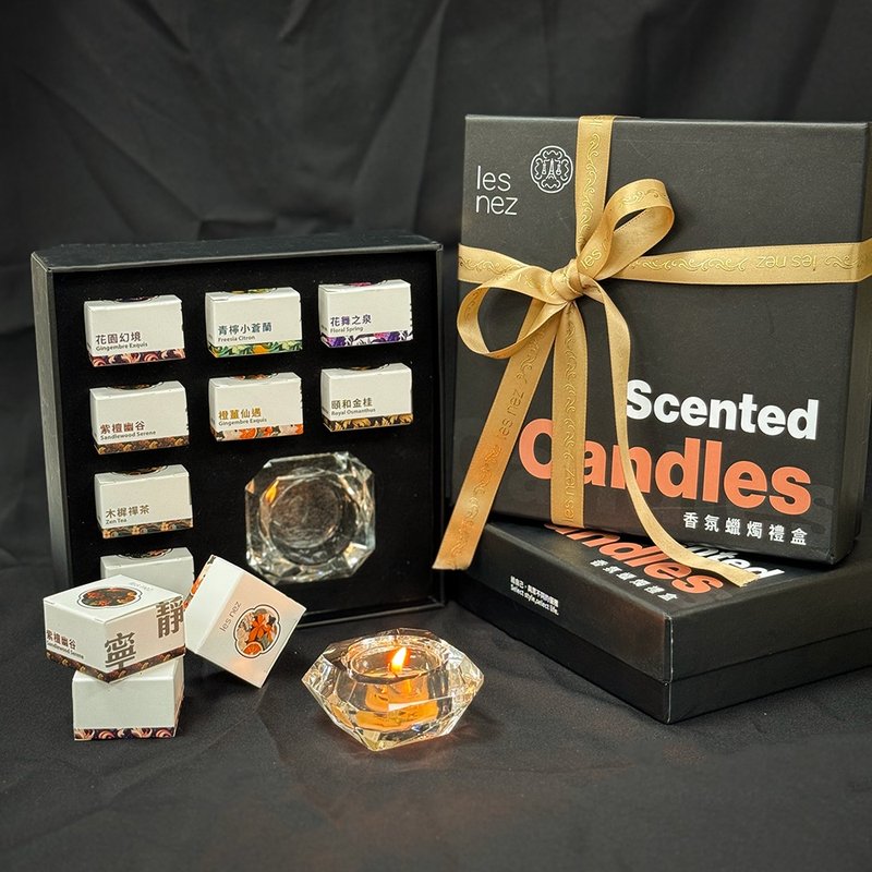 New product launch [Les nez scented nose] mini candle gift box - Fragrances - Other Materials 