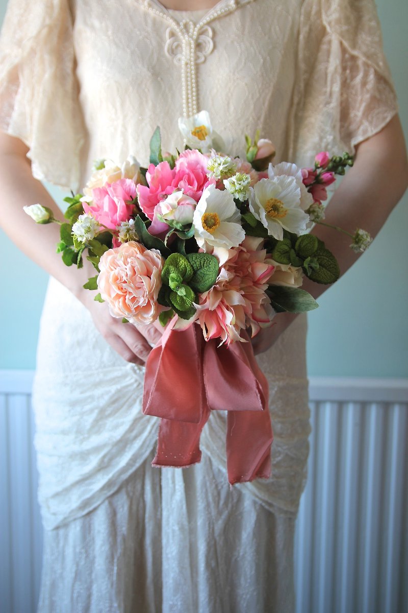 Bridal bouquets, European-style bouquets, bouquets, bouquets, custom-made bouquets, wedding bouquets, bridesmaid bouquets - Plants - Plants & Flowers Pink