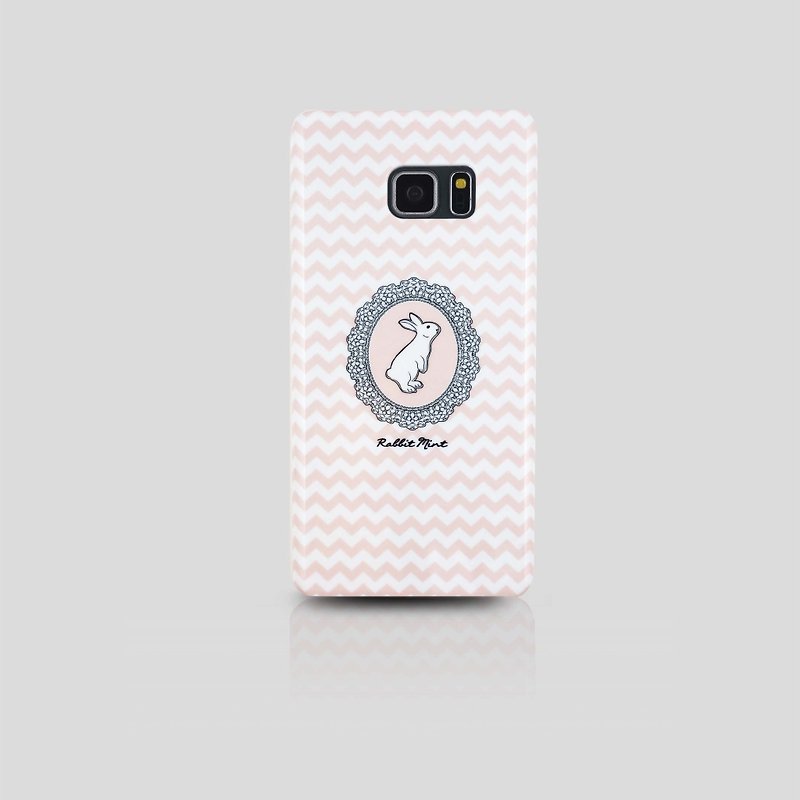 (Rabbit Mint) mint Phone Case Rabbit - Rabbit Portrait Series - Samsung Note 7 (00078) - Phone Cases - Plastic Pink