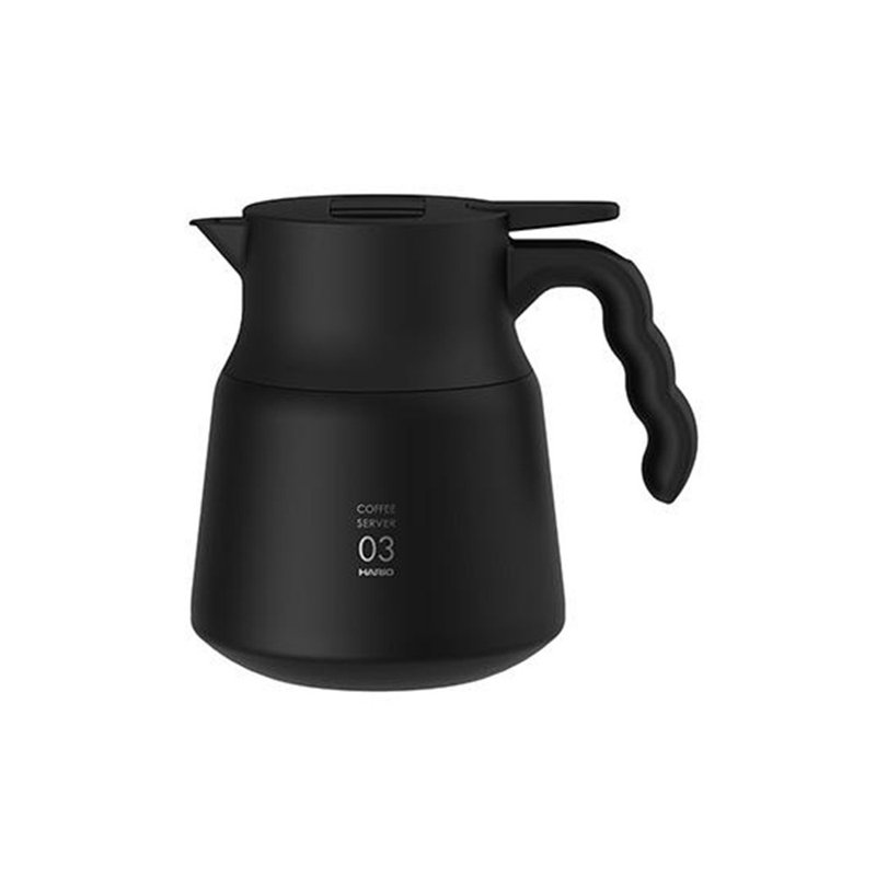 V60 不鏽鋼保溫咖啡壺黑PLUS 800 - 咖啡壺/手沖壺 - 不鏽鋼 黑色