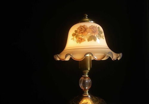 老時光OLD-TIME Vintage & Classic & Deco 【老時光 OLD-TIME】早期台灣製玻璃桌燈