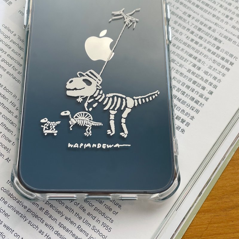 Albino fossil dinosaur Pterodactyl iphone case - เคส/ซองมือถือ - พลาสติก สีใส