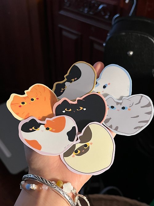 Gim neko Heart Cat Sticker