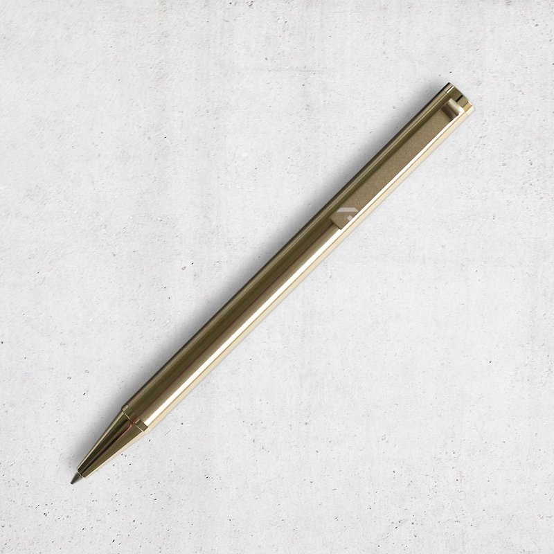 啟點系列 不銹鋼原子筆 (金) 含客製化刻字 - 原子筆 - 其他金屬 金色