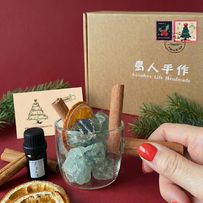 【一壺祝福】アロマストーン＆スパイスギフトセット 天然エッセンシャルオイル アロマクリスタルギフト 誕生日プレゼント - アロマ・線香 - エッセンシャルオイル 