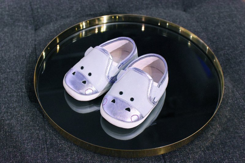 力大如牛嬰兒鞋 / 手工學步鞋 / 客製烙印 / 訂製 / 禮物 - 嬰兒鞋/學步鞋 - 真皮 