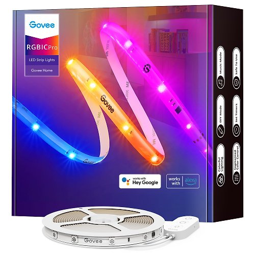 Zenox Govee RGBIC Wi-Fi + 藍牙 LED 燈帶帶保護塗層 (英插)