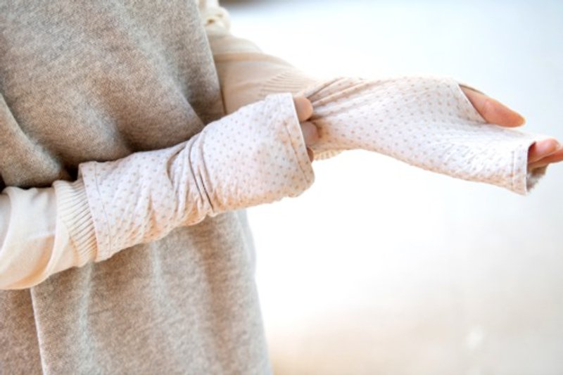Dot Air Knit Thin Hand Warmer [Organic Cotton] - Other - Other Materials 