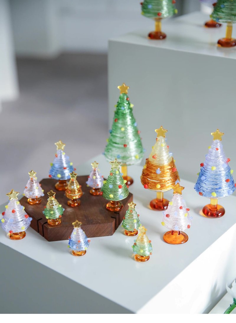 Original handmade Christmas glass ornaments - ของวางตกแต่ง - แก้ว 