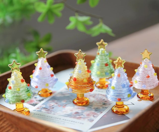 【新品未使用】ドイツ購入　作家物　手描き　一点物　ガラス　クリスマスオーナメント 新品未使用】ドイツ購入 作家物 手描き 一点物 ガラス クリスマス