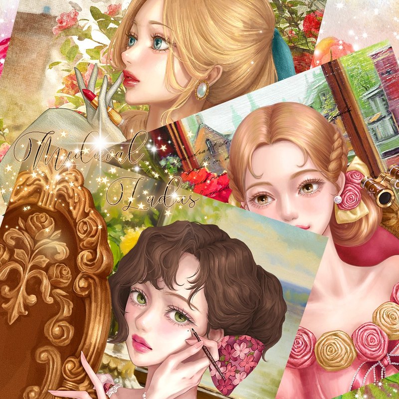*All set* (Bella, opera night, Jane),(15Color) - 貼紙 - 紙 