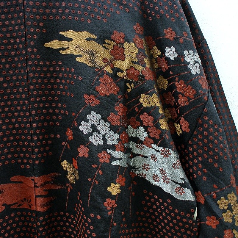 │Slowly│ Japanese Antiques - Light kimono coat M1│ .vintage retro vintage theatrical... - เสื้อแจ็คเก็ต - วัสดุอื่นๆ 