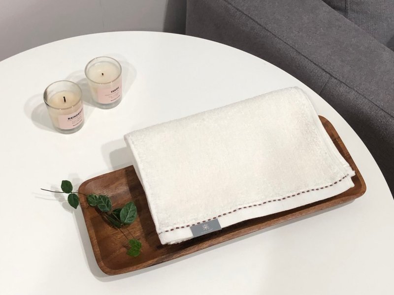 和紙雪白擦背巾 - 毛巾/浴巾 - 棉．麻 