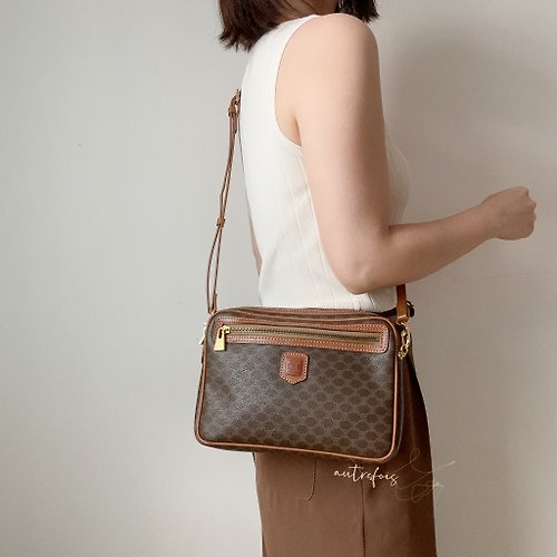 Rare Vintage Celine Macadam Monogram Mini Boston Bag - Shop  unmemoire-crafter Handbags & Totes - Pinkoi