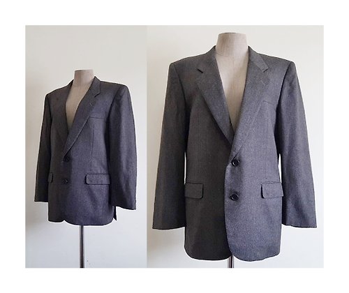 PaiissaraEveryday LANVIN Vintage Gray Wool Blazer