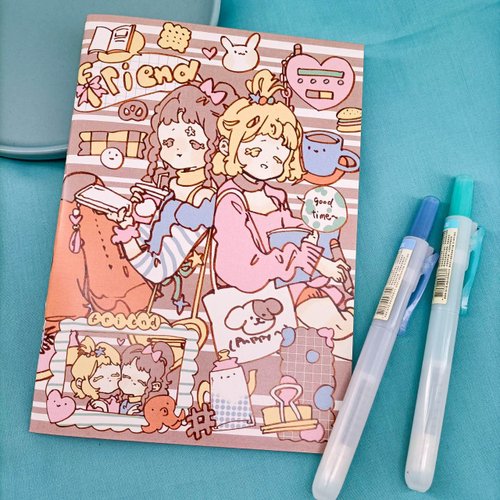 嗶嗶畫畫 BT080 嗶嗶畫畫空白筆記本A bbhh.ing blank notebook A