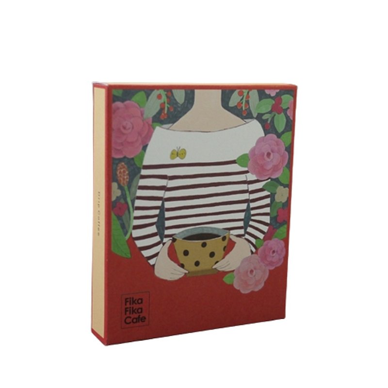 Comprehensive bean style Capri Buri co-branded illustrator Mili ear hanging bag set - กาแฟ - อาหารสด สีนำ้ตาล