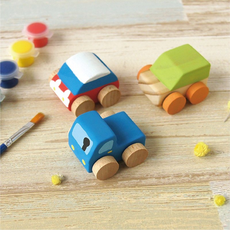 Wood car - DIY kit - shipped after the year - Wood, Bamboo & Paper - Wood Brown
