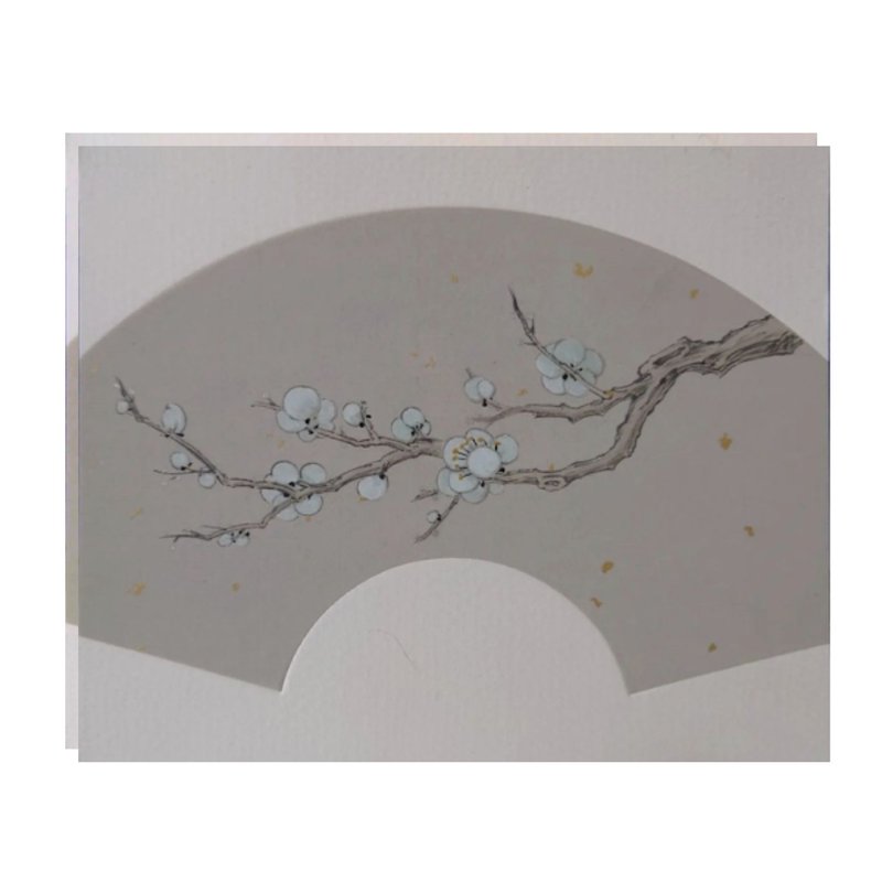寒梅心|扇面紙 - 海報/掛畫/掛布 - 紙 