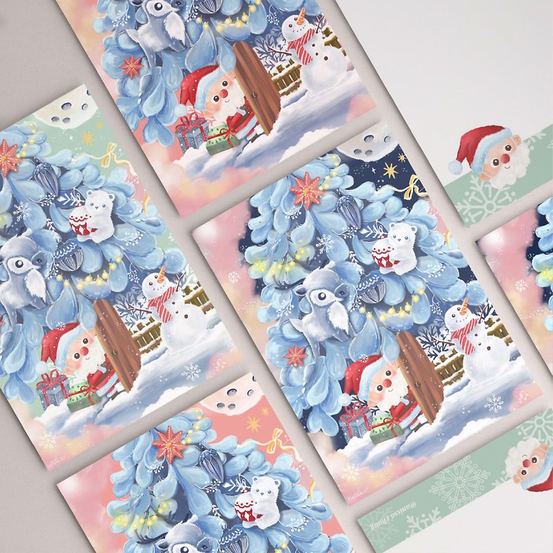 【聖誕限定】插畫手寫明信片 | 卡片禮物 POSTCARD - 卡片/明信片 - 紙 多色