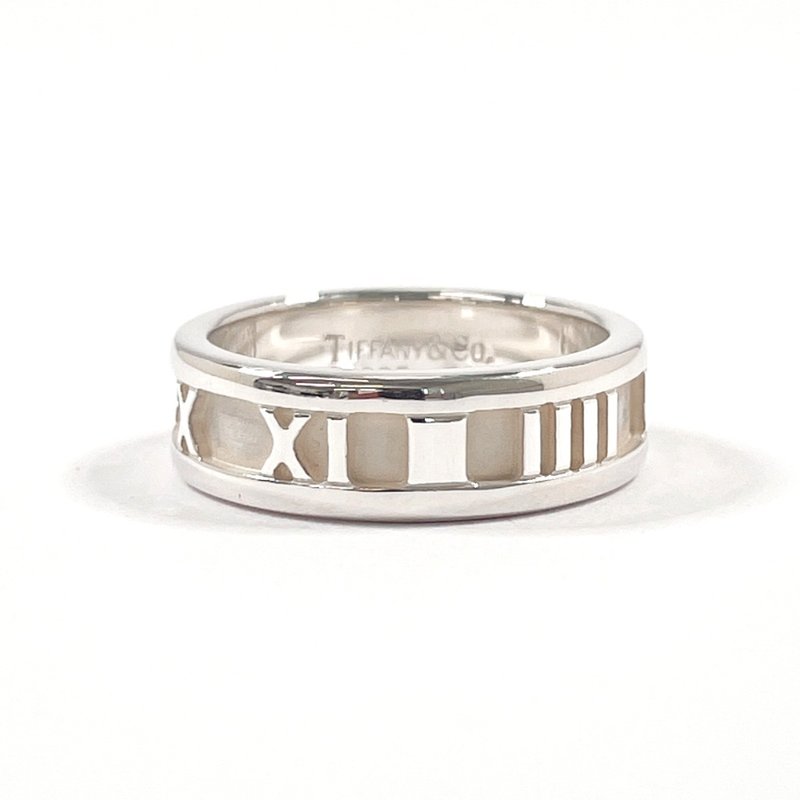 【日本直送 中古美品】12号 ティファニー TIFFANY&Co. リング・指輪 アトラス シルバー925 アクセサリー 新品仕上げ済み - 戒指 - 純銀 銀色