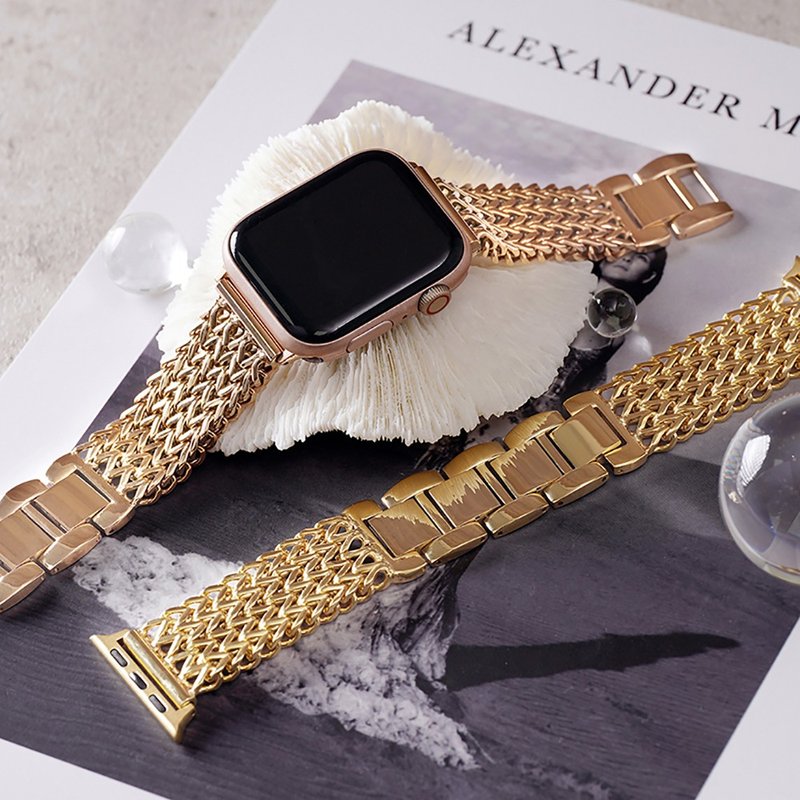 Apple watch - 波浪紋錶帶 蘋果專用錶帶 - 錶帶 - 不鏽鋼 