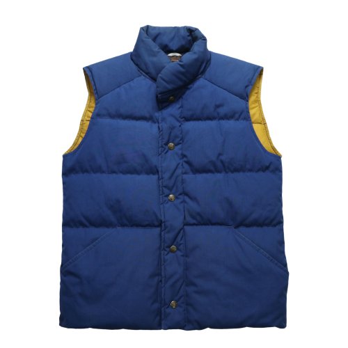富士鳥古著屋 70-80s Eddie Bauer 藍色羽絨背心 鵝絨背心