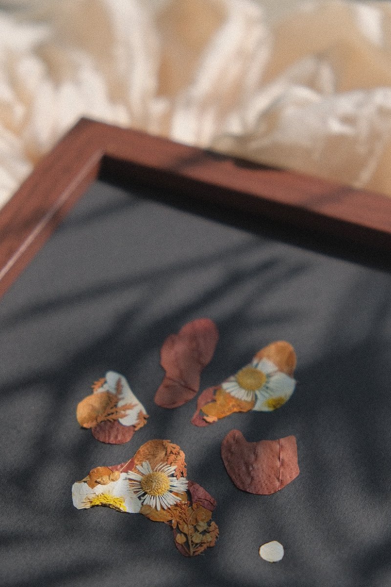 Pet X Footprints / 寵物紀念 足跡 足印 押花藝術 壓花 客製化 - 客製化寵物商品 - 植物．花 多色