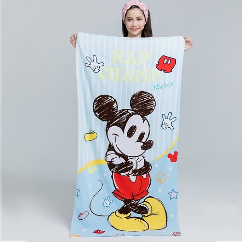 ONEDER旺達棉品 【ONEDER旺達】Disney迪士尼米奇大浴巾 Mickey Mouse