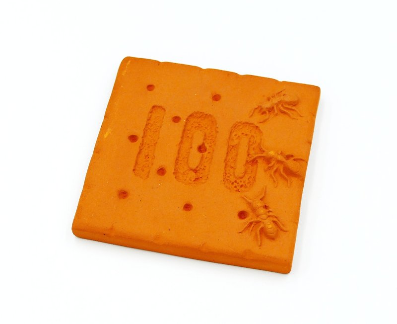 Sanhe antcake brick-carved absorbent coaster - Coasters - Other Materials 