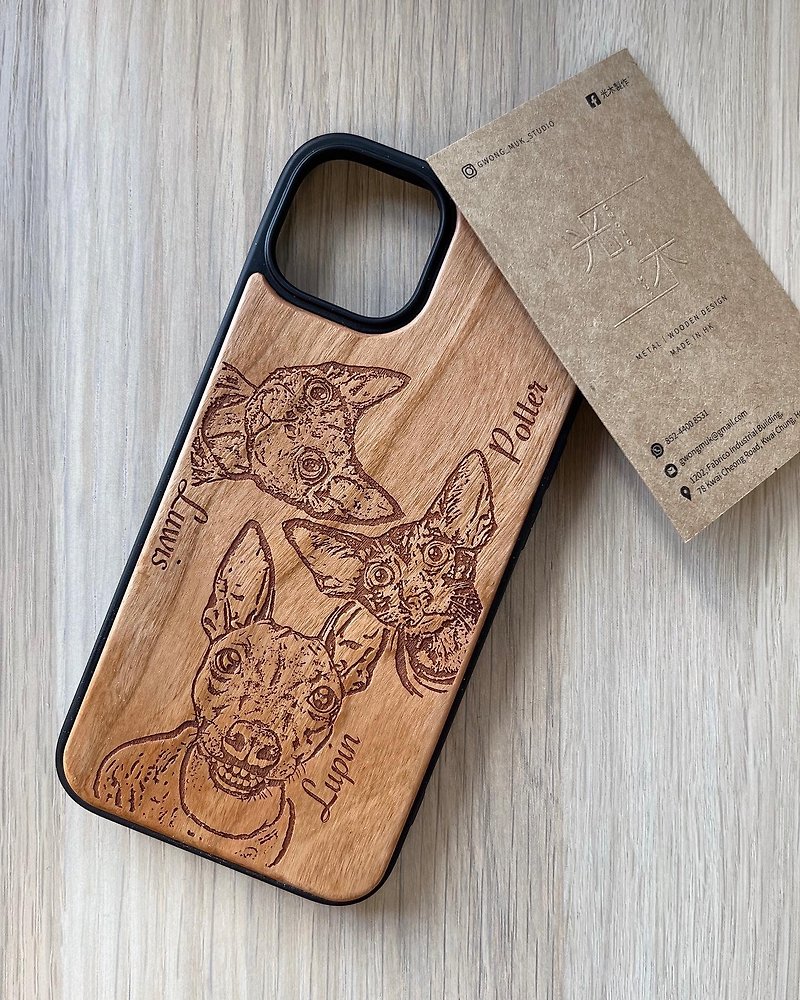Custom-made Wooden iPhone Case - Phone Cases - Wood Brown