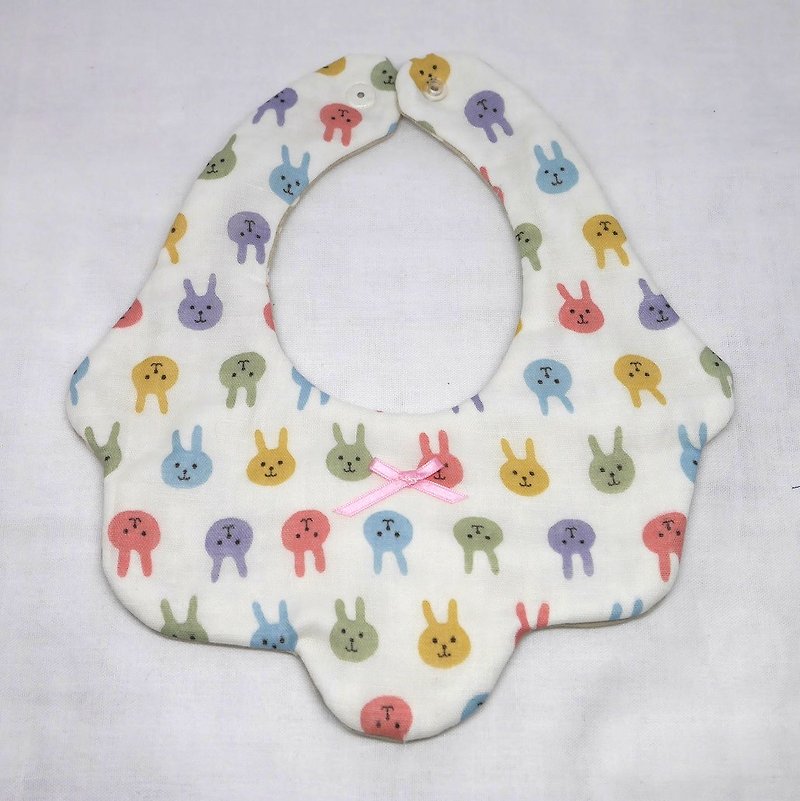 Japanese Handmade 8-layer-gauze Baby Bib - ผ้ากันเปื้อน - ผ้าฝ้าย/ผ้าลินิน หลากหลายสี