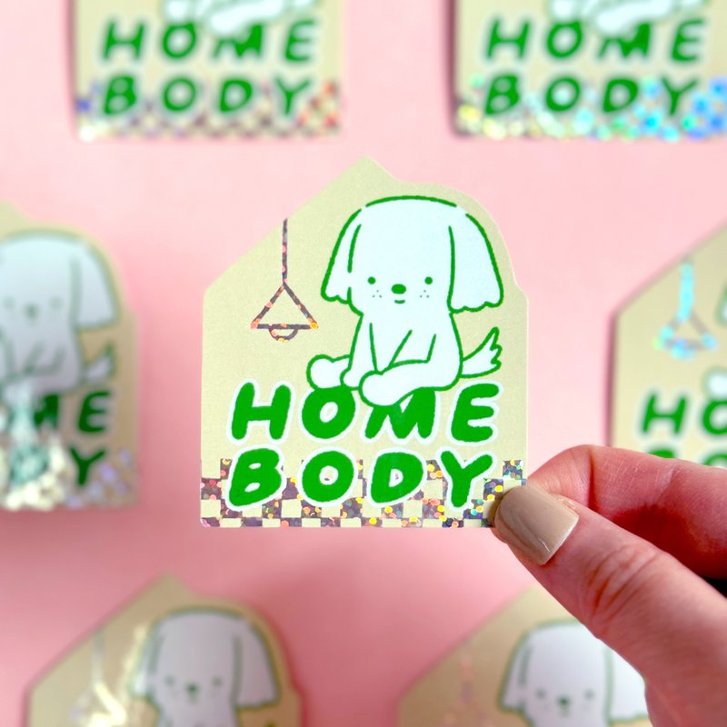 Glitter Sticker - Homebody - 貼紙 - 防水材質 