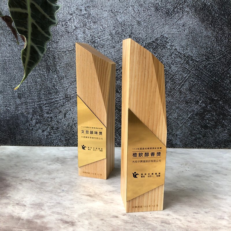 [Customized] Wooden trophy/trophy/shaped trophy/special trophy - Other - Wood Khaki