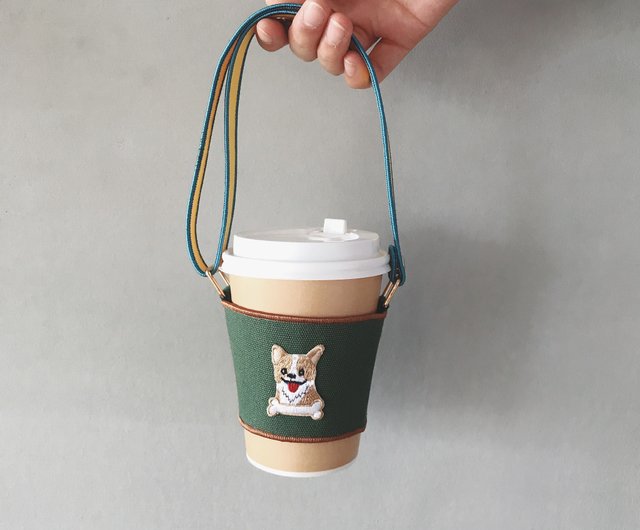 カップホルダー♪アフリカンプリント♥ハンドメイド アフリカ布 【お得なセット】ハンドストラップ＆キーホルダー 2