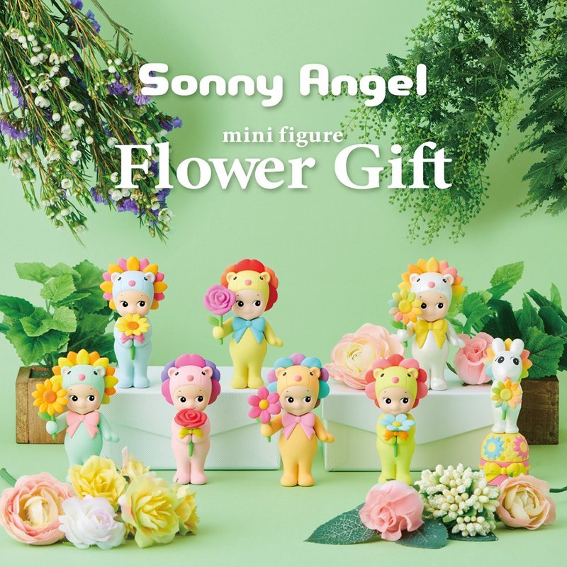 Sonny Angel 經典生日系列3代 花的獻禮 盒玩公仔(盒裝6入) - 公仔/玩偶 - 其他材質 多色