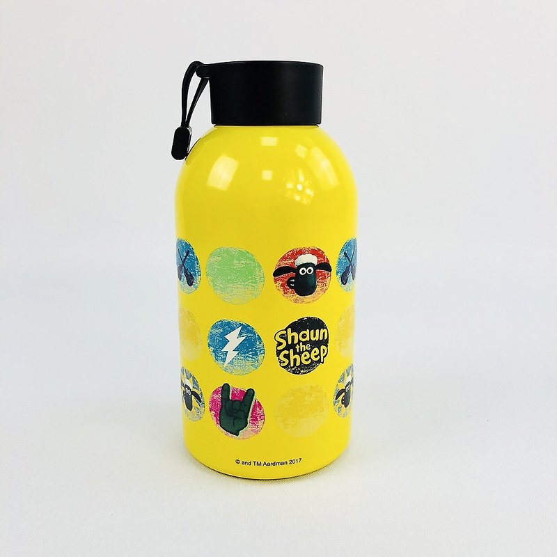 Shaun The Sheep License - Large Capacity Stainless Steel Thermos (Yellow) - Other - Other Metals Multicolor