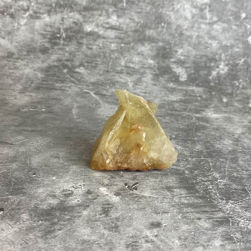 水晶簇- 黃水晶原礦  辦公室療癒微景觀 裝置擺飾 一物一圖 - 擺飾/家飾品 - 寶石 黃色