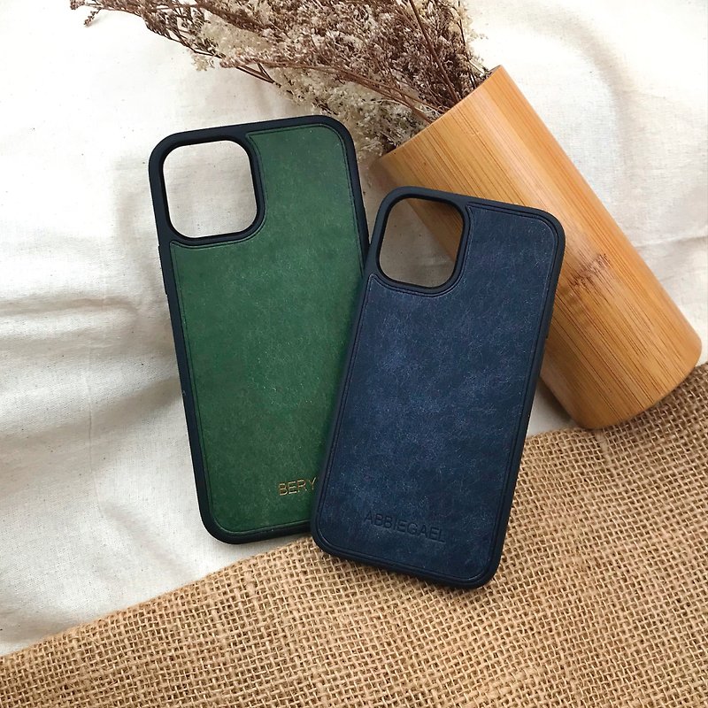 【iPhoneCase】Pueblo Collection | Shockproof | Handmade Leather in Hong Kong - Phone Cases - Genuine Leather Multicolor