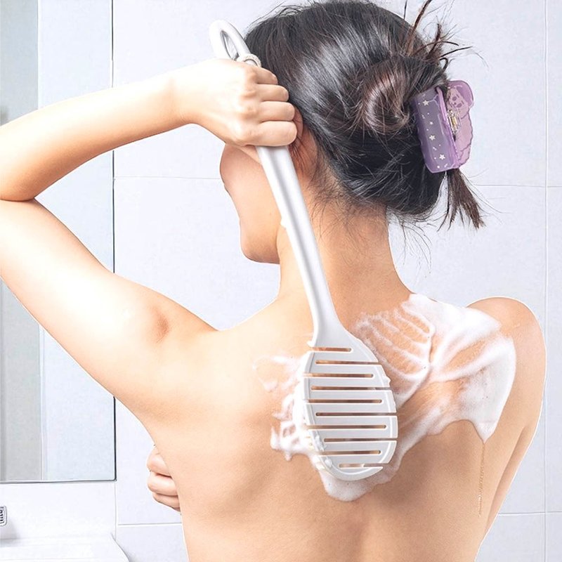 伴佳家 3D彈性沐浴刷 GY - 沐浴乳/沐浴用品 - 其他材質 