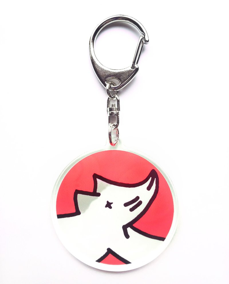 Pierrot eyes Fox Key Ring - ที่ห้อยกุญแจ - อะคริลิค สึชมพู