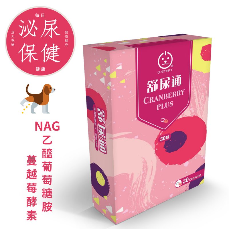 【毛孩健康禮-狗貓保健品】U-START裕達寵物×舒尿通×NAG×泌尿 - 其他 - 濃縮/萃取物 粉紅色